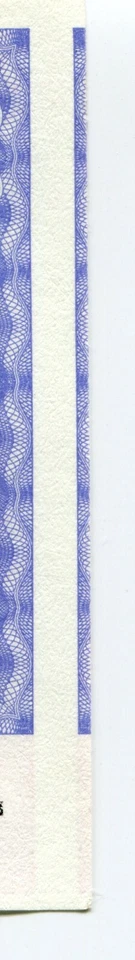  Zimbabwe Dollar Travellers Cheque $10 000 P17 Cutting Error extended r border - Image 2 of 2