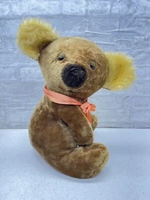 Vintage 1980s Koala Bear Stuffed Plush Animal Large 15” Sitting Handmade