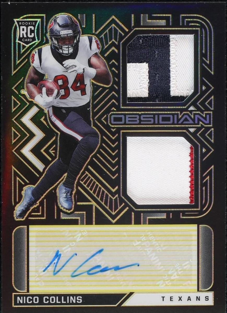 2021 Panini Obsidian Nico Collins #RJI-NC for sale | eBay