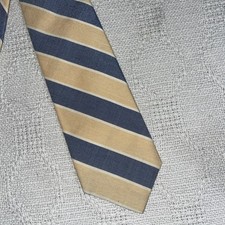 Polo Ralph Lauren Boys Dress Tie Size 52  3  Gray Yellow Repp Business Church