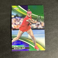 2025 Topps Chrome Tennis Elina Svitolina Purple Green /125 
