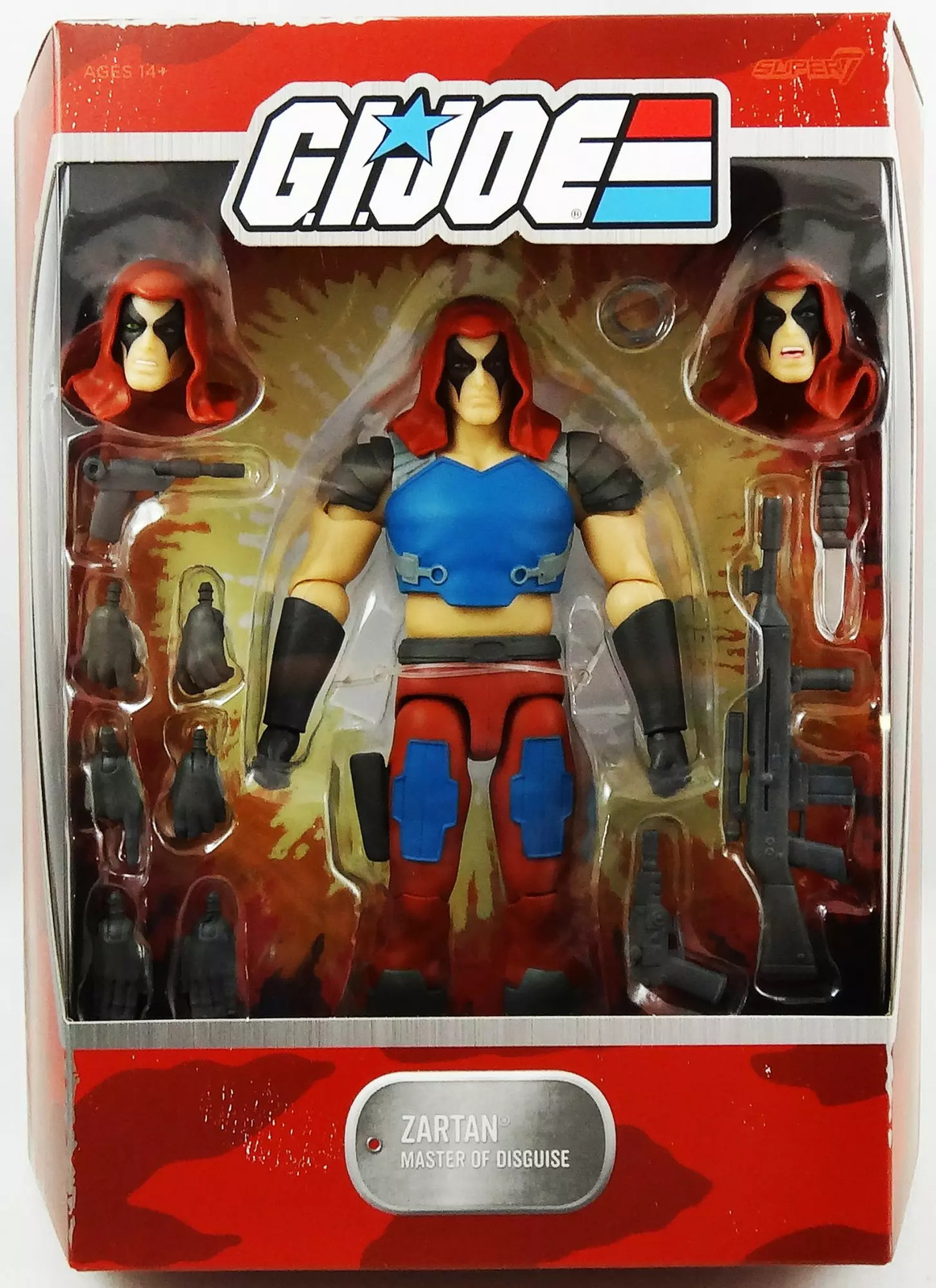 Figurine Zartan G.I. Joe 17cm Super7 Ultimates, cadeau idéal de collection