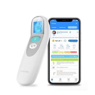 Motorola Care+ 3-in-1 Smart Thermometer - White