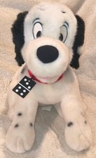 VG Vintage/90s ORIGINAL 14" DISNEY/101 Dalmatians DOMINO Bean-Filled Plush Pup