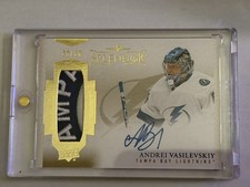 Andrei Vasilevskiy 2018-2019 The Cup Splendor Auto Patch /36 Rare Letters Patch