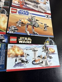 Lego Star Wars Instruction Manual Lot Of 13