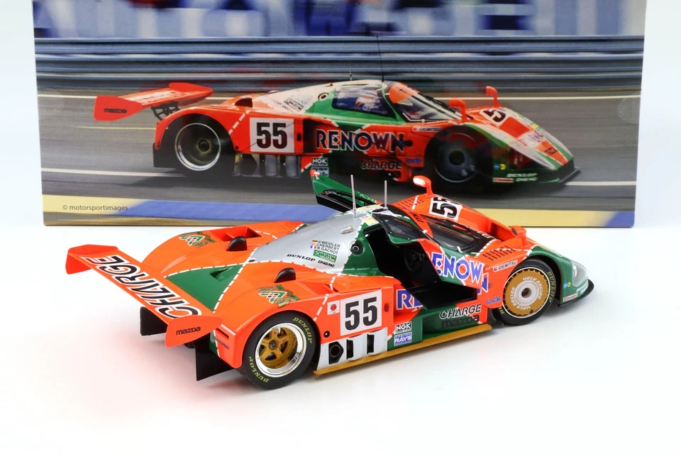 1:18 WERK83 Mazda 787B Winner 24h Le Mans 1991 #55 Weidler/Herbert  - Immagine 4 di 4