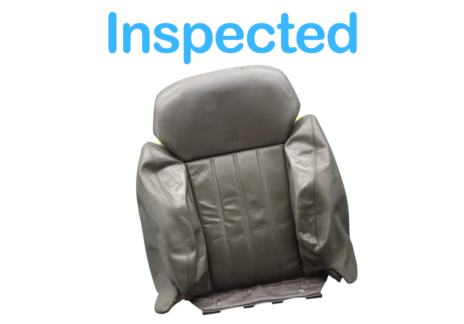 06-12 Bentley Continental Front Left Side Lower Bottom Seat Cushion Black OEM