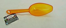 Candy Scoops Orange Plastic Wedding Party Scoop Sweets Buffet Food 4 Pack