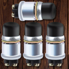 4pcs 50a 12v Heavy-duty Start Momentary Push-button Starter Switch For Car Boat 4pcs 50a 12v Heavy-duty Start Momentary Push-button Starter Switch For Car Boat