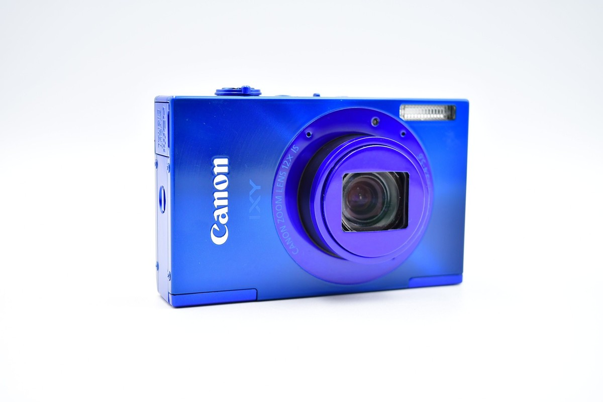 ⏯️[Excellent+5] Canon IXY 3 Blue Compact Digital Camera From