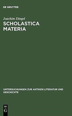 Dingel - Scholastica Materia - New hardback or cased book - X555z