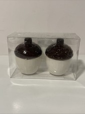 Ashland Harvest Acorns Salt & Pepper Shakers New