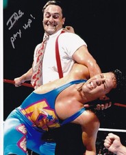 IRS Irwin R Schyster Signed 8x10 Wrestling Photo Wrestler Mike Rotunda WWE WCW 2