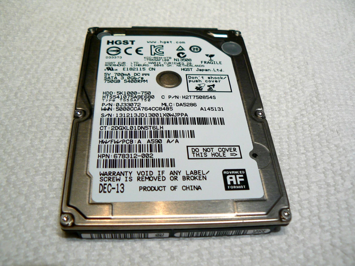 25+ 2.5 Inch SATA 750GB Internal Hard Disk Drives for sale