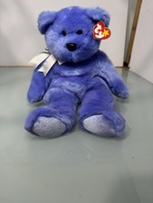 Ty Beanie Buddy Clubby 2 the Anniversary Bear Large 15" 1999 Retired Plush MwMT