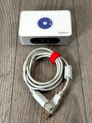 Terratec Phono Vorverstärker iVinyl High Fidelity Analog zu Digital Wandler mit Kabel