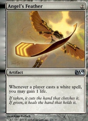 Magic 2010 (M10) #206 Angel's Feather