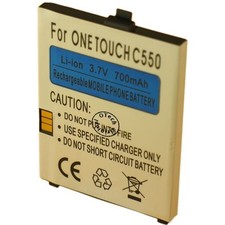 Batterie pour ALCATEL ONE TOUCH C550