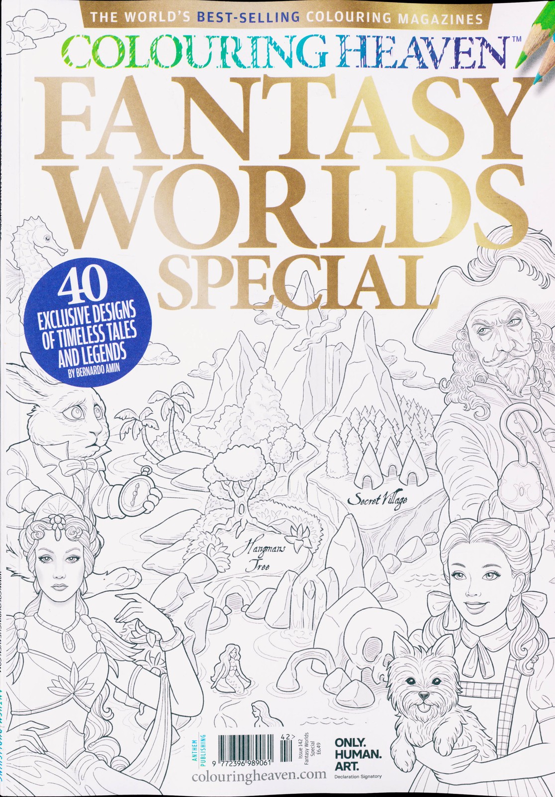 COLOURING HEAVEN MAGAZINE FANTASYWOR