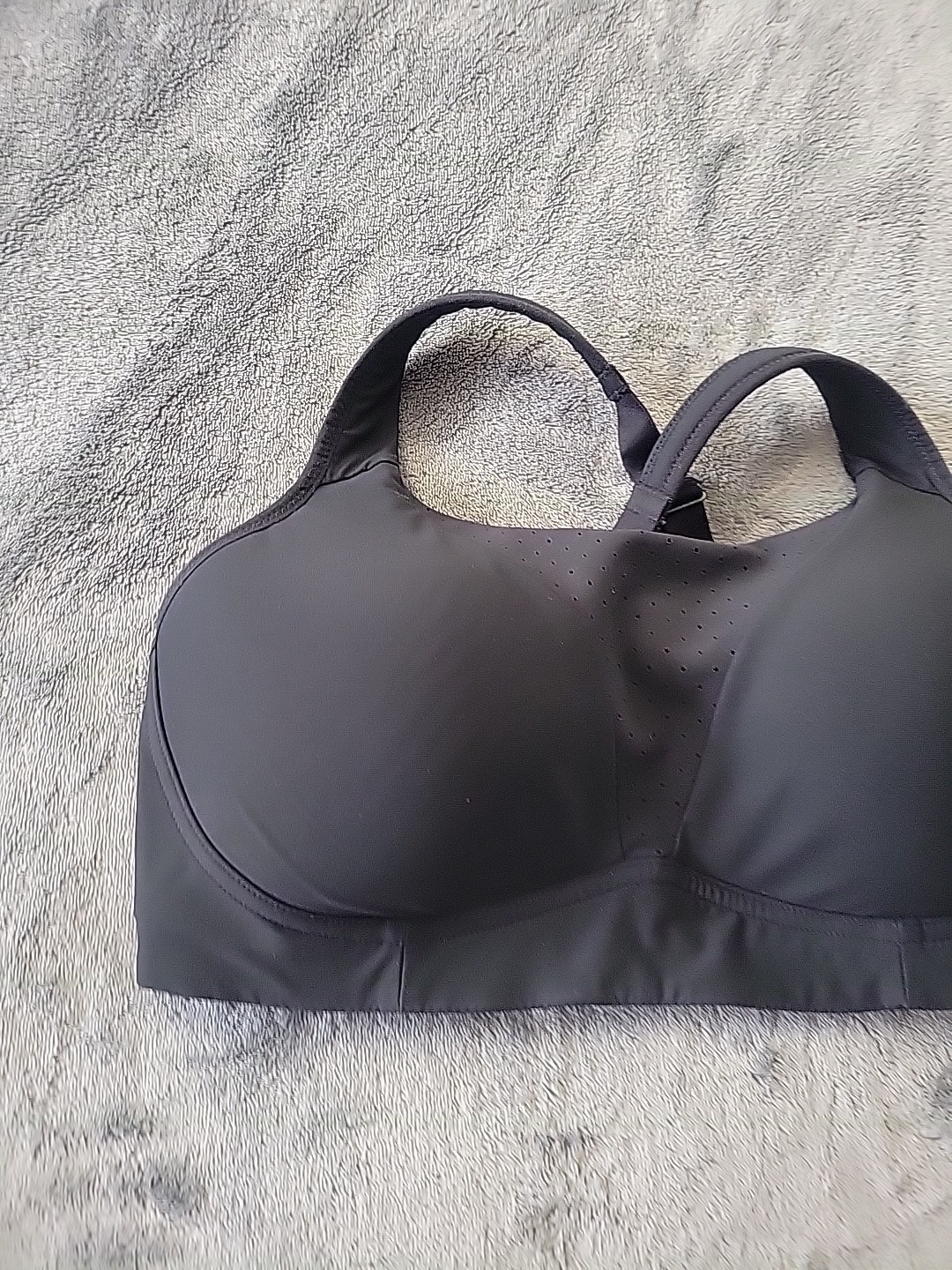 Lululemon Bra Black Solid Athletic  Athleisure Ca… - image 2