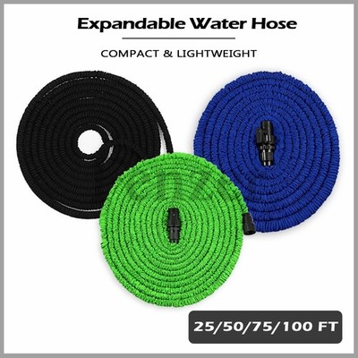 25-100FT Garden Hose Expandable Lightweight Heavy Duty Flexible Water Hose