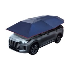 Semi-Automatic Car Canopy Folding Car Umbrella Removable Carport Awning Cover