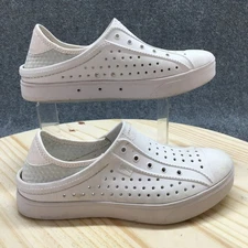 Skechers Clogs Women 9 White Foamies Round Toe Perforated Slip On Casual Comfort