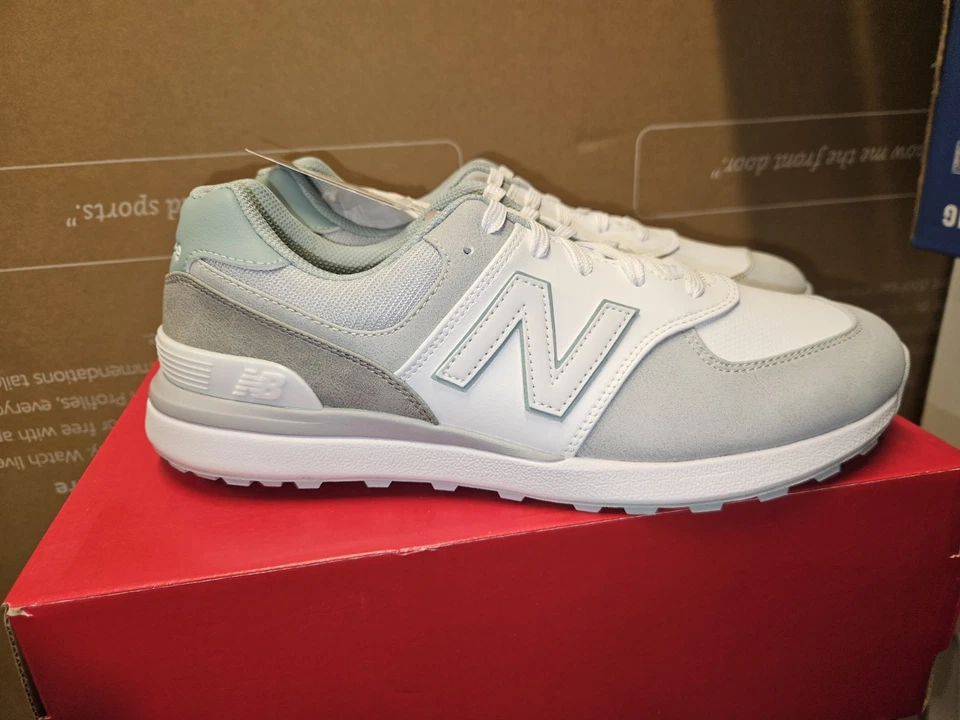 New Balance 574 verdes V2 para mujer Foto 3 de 4