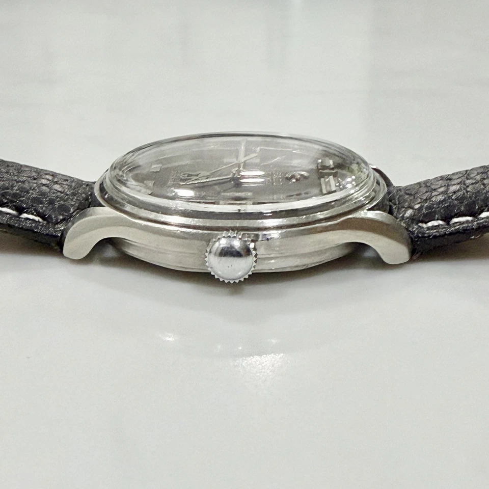 Reloj suizo vintage Rado Green Horse 30 joyas cuerda manual fecha para hombre 38 mm ¡FUNCIONA! Foto 3 de 4