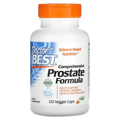 2 X Doctor's Best, Comprehensive Prostate Formula, 120 Veggie Caps