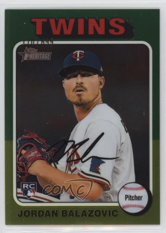 2024 Topps Heritage High Number Chrome /699 Jordan Balazovic #680 Rookie RC