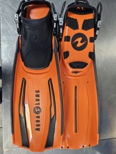 Stratos ADJ Open Heel XL Diving Fins Orange Aqua Lung FA169117