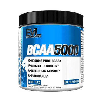 EVL Nutrition Flavored BCAA 5000 (30 serv) Blue Raz (109,40 EUR/kg)