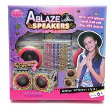 DIY Speaker Craft Kit for Kids with Crystal Stickers for Smartphone MP3