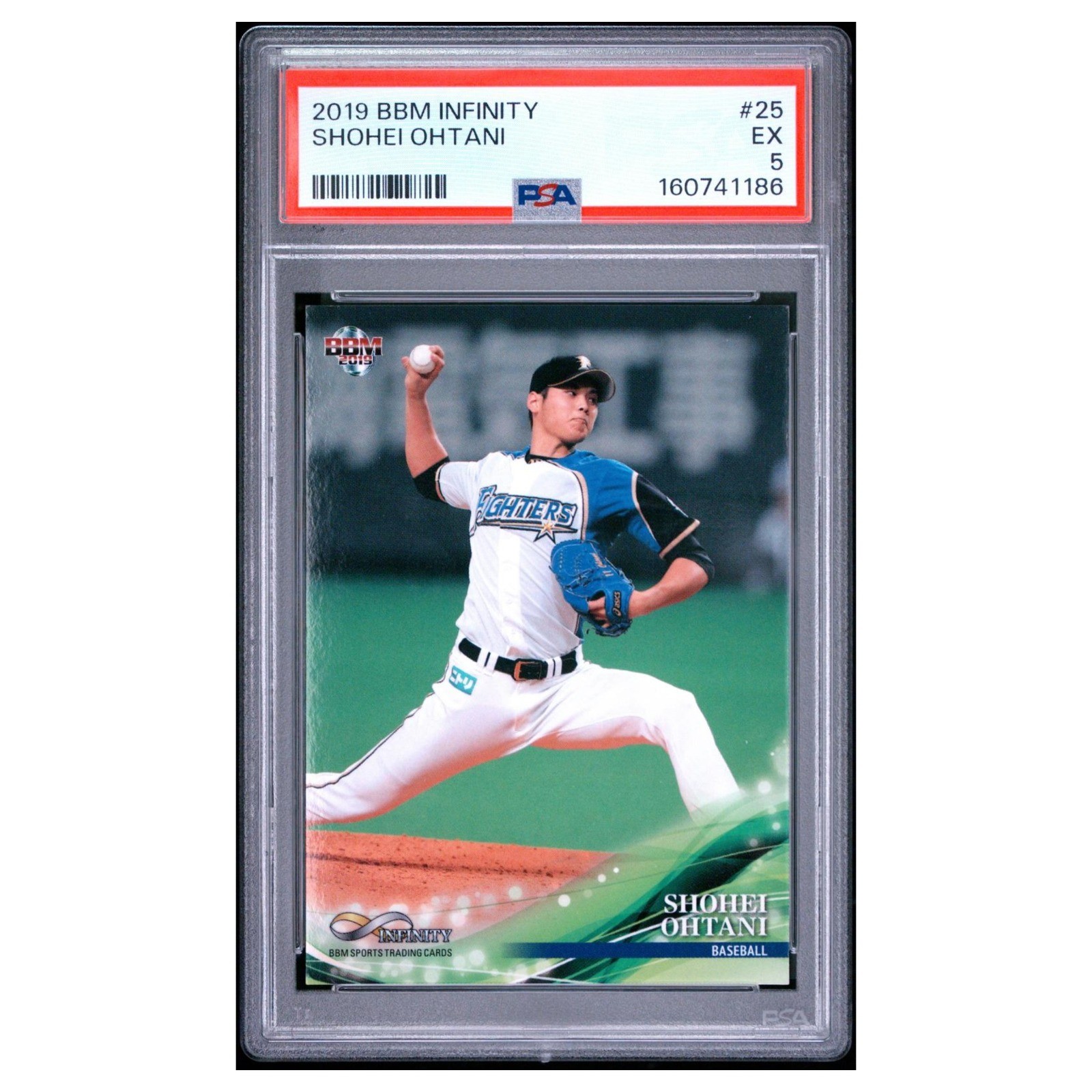 Shohei Ohtani #25 PSA 5 2019 Bbm Infinity Baseball Card MLB