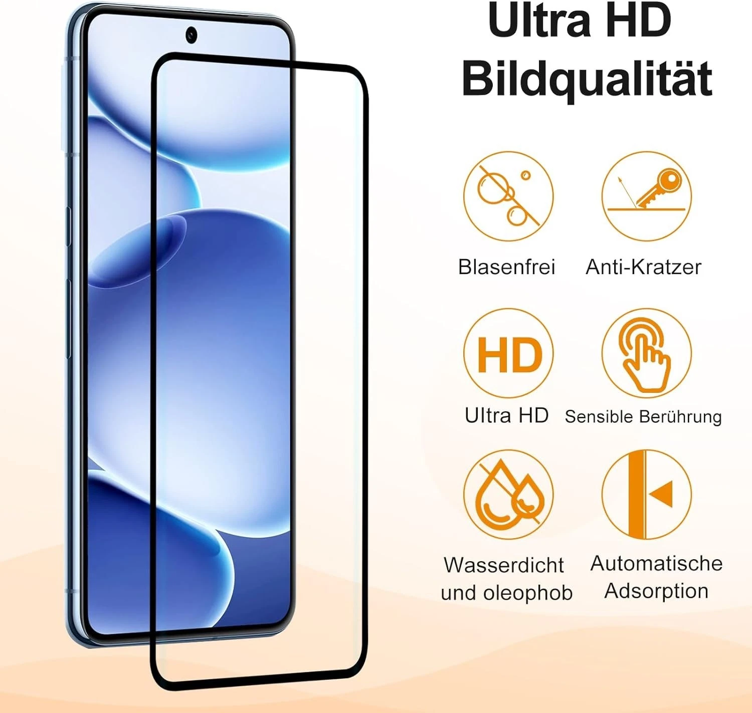 Fr Google Pixel 7 8 9 10 Pro XL Black edge Clear Tempered Glass Screen Protector - Picture 2 of 5