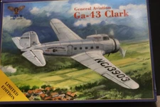General Aviation /Clark GA-43  Airliner used in Spanish Civil War SOVA-M  1/72
