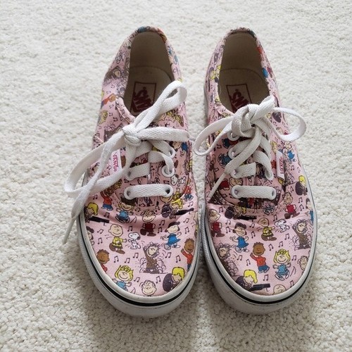 Vans Kids' Pink Peanuts Dance Party Snoopy Sneakers sz1 - Picture 10 of 10