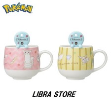 RARE Pokemon Healed Premium Mug with Spoon 2023 Set of 2 types from JAPAN