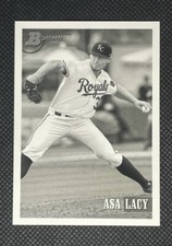 2021 Bowman Heritage Asa Lacy Black & White Parallel #105