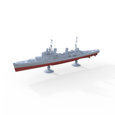 SSMODEL SSC1250603S 1/1250 HMS Liverpool Gloucester Class Light Cruiser FULLHULL