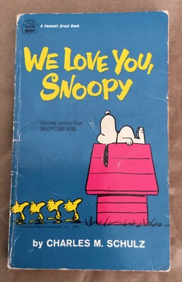 We Love You Snoopy It's Showtime vintage prbk Charles Schulz books