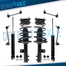 Front Struts + Rear Shock Absorbers + Sway Bars for 2007 - 2010 Hyundai Elantra