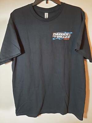 Men's Black ''Thunder In the valley 2023'' shirt sz Large New w/o tags--wow!