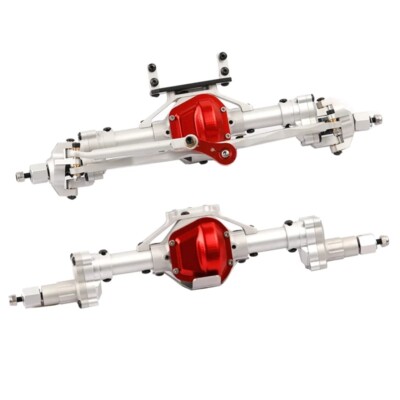 for 1/10 RC Crawler Car Axial Wraith RR10 Aluminum Alloy Front Rear Portal Axle 