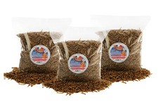 Chubby Dried Mealworms Grown in The EU 6Lb Non-GMO Mealworms for Chicken  Birds