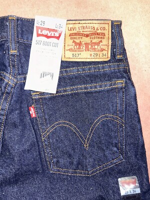 80's Levi's 517 USA製W32 L32 deadstock Vintage Levis 517, Deadstock NWT, Bootcut Jeans Size 29x34 | eBay