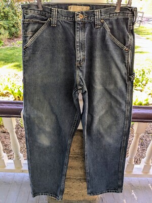Vintage Lee Carpenter Jeans*34x32*Broken-In*Blue*Skateboarding*Dungarees