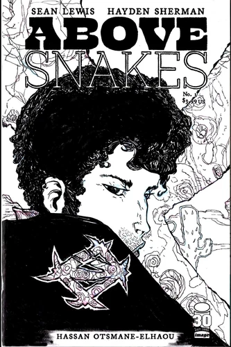 Above Snakes #1 (2022) Image Blank Cover Comic w Original Dirt Art Jose Guillen